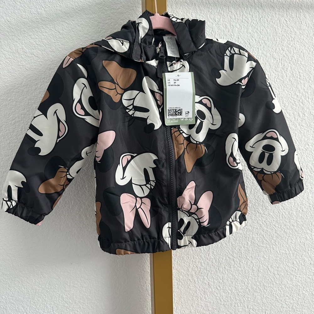 H&M Mickey and Minnie Mouse Hooded Jacket